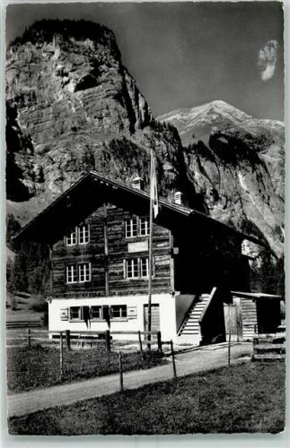 3718 Kandersteg - Ferienhaus des CVJM Bern mit Hellhorn und First