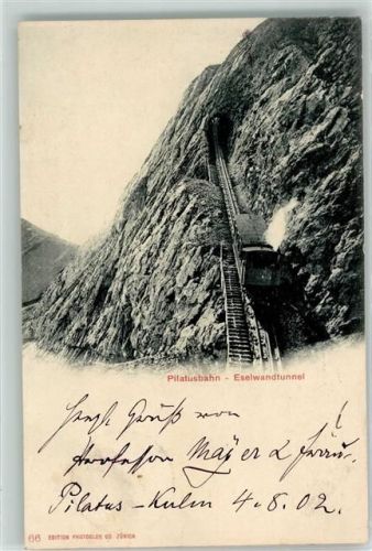 6010 Pilatus Kulm 1902 - Bahn Eselwandtunnel