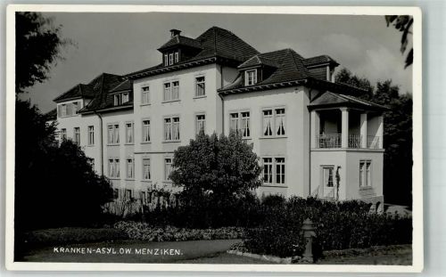 5737 Menziken Foto AK Krankenhaus Kranken-Asyl