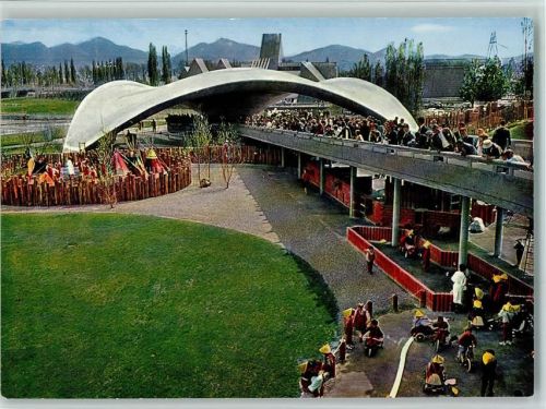 1000 Lausanne Losanna 1964 - Expostion nationale suisse 10. Vallée de la jeunesse paradis des enfants Nestlé