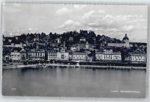6000 Luzern Lucerne Gebrauchsspuren Schweizerhofquai AKU1