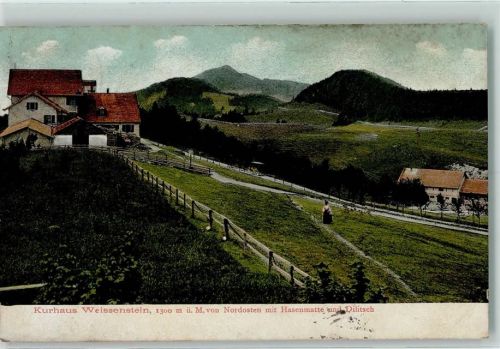 4500 Solothurn Soleure 1910 - Kurhaus Weissenstein von Nordosten mit Hasenmatte und Dilitsch