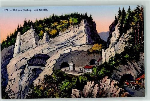 Col des Roches - Les tunnels