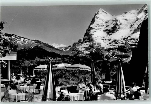 3825 Mürren 1982 Gebrauchsspuren Hotel Edelweiss