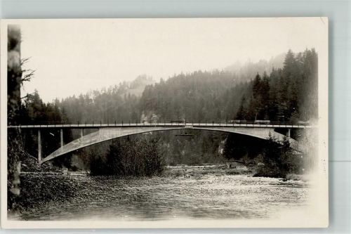 3150 Schwarzenburg Foto AK Ort lt. Fotograf Brücke