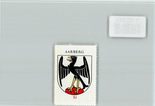 3270 Aarberg - Vignette Wappen Kaffee Hag ca 1920-1940