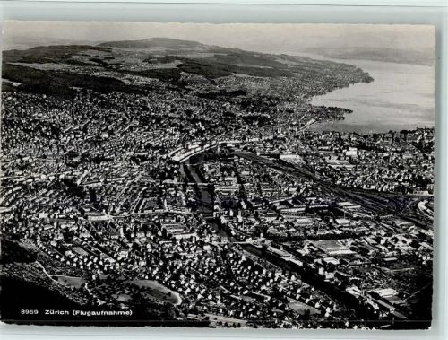 8000 Zürich - Fliegeraufnahme