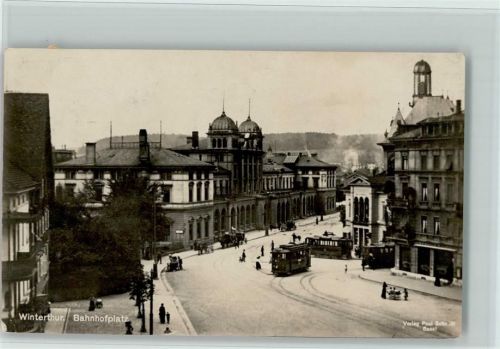 8400 Winterthur - Bahnhofplatz Straßenbahnen Tram