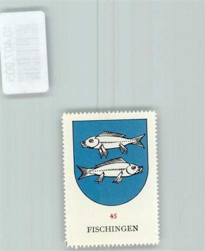 8376 Fischingen - Vignette Wappen Kaffee Hag ca 1920-1940