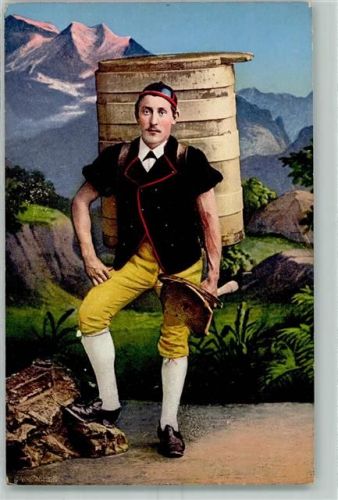 Tracht Käseträger AK