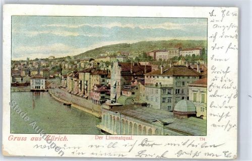 8000 Zürich - Der Limmatquai