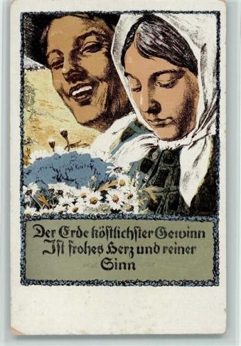 Bauer Bäuerinn Blumen