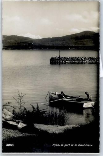 1260 Nyon 1943 - Hafen Ruderboot AKU1