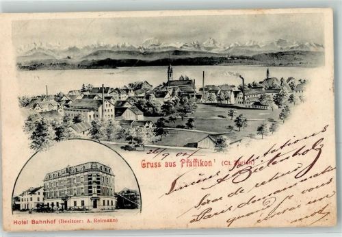 8330 Pfäffikon ZH - Hotel Bahnhof A. reimann
