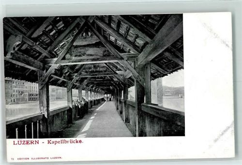 6000 Luzern Lucerne - Kapellbrücke