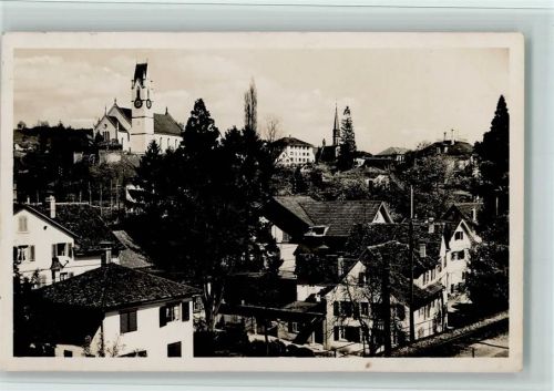 8708 Männedorf 1943 Foto AK Teilansicht, gute Erhaltung AK