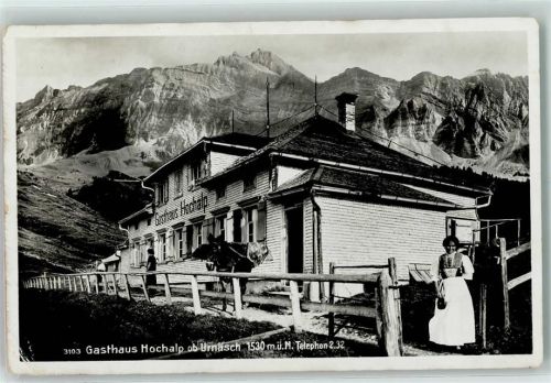 9107 Urnäsch Gebrauchsspuren Gasthaus Hochalp