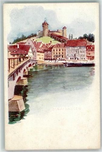 8200 Schaffhausen Sciaffusa - Ort handschriftlich