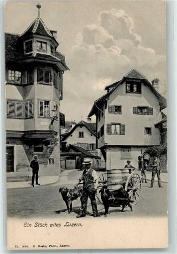 6000 Luzern Lucerne - Alt-Luzern Hundekarren