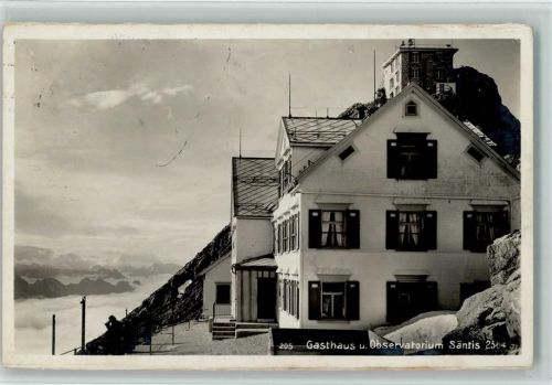 9050 Appenzell - Gasthaus und Observatorium Säntis