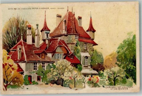 3000 Bern Berne Lithographie Schloss Holligen