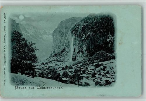 3822 Lauterbrunnen Mondschein Staubbach