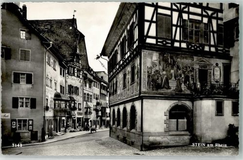 8260 Stein am Rhein Foto AK Altstadt Foto Gross