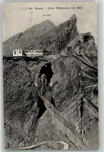 Gemmipass Wallis 1913 - Hotel Wildstrubel