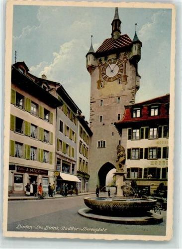 5400 Baden - Les Bains Stadttor Löwenplatz