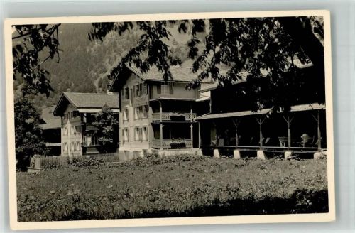 7250 Klosters 1941 Foto AK Pension Schäublin