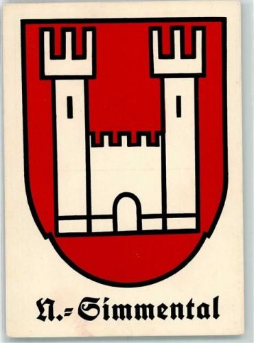 3714 Frutigen Gebrauchsspuren Wappen Niedersimmenthal