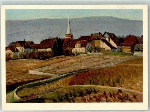 2016 Cortaillod Künstlerkarte sign. Zeltner