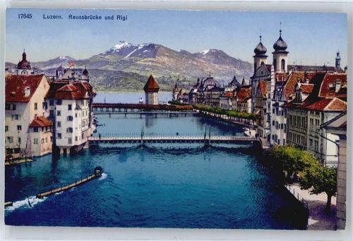 6000 Luzern Lucerne - Reussbrücke, Rigi AKU2