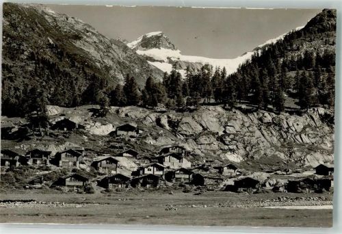 Fafleralp Foto AK Tschingelhorn Gletschertafel Foto Gyger