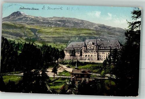 7500 St. Moritz 1913 Foto AK Hotel Suvretta