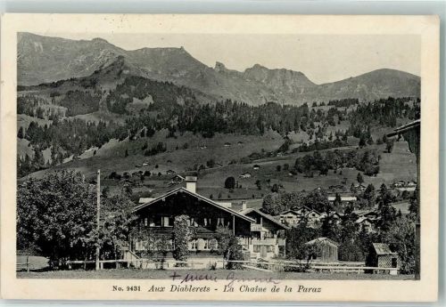 1865 Les Diablerets Ormont-Dessus - La Chaîne de la Paraz