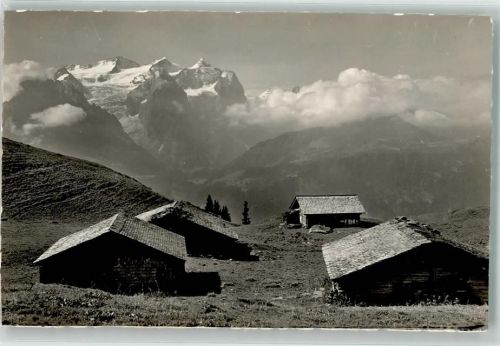 6085 Hasliberg Goldern Foto AK Balisalp Käserstatt Wetterhörner Foto Gyger
