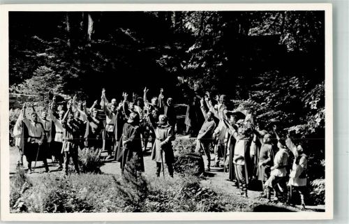 3800 Interlaken Foto AK Schauspieler Tell Freilichtspiele