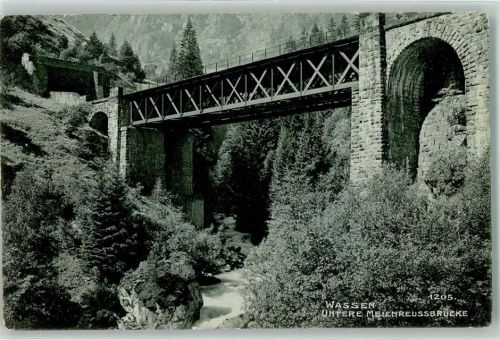 6484 Wassen UR - Untere Meilenreussbrücke