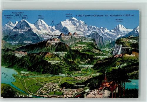 3800 Interlaken - Berner Oberland mit Harderkulm