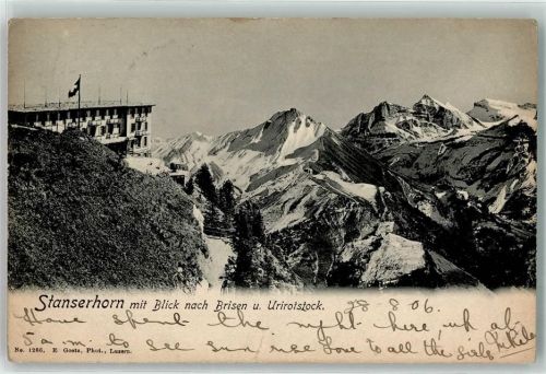 Stanserhorn 1906 - Hotel Brisen Urirotstock
