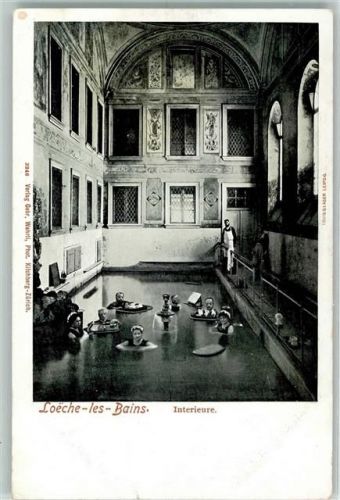3954 Leukerbad Loèche-les-Bains - Thermalbad Innen Bad