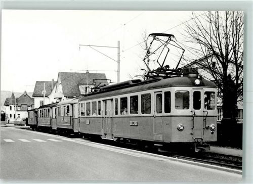 8953 Dietikon 1969 - Repro Unterwegs zum Bremgartner Ostermarkt am 07.04.1969: BD Be 4/4 8 + B3 20 + B 25 + 28 Bergfrieden Dietikon