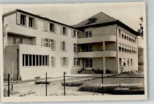 3150 Schwarzenburg Foto AK Krankenhaus