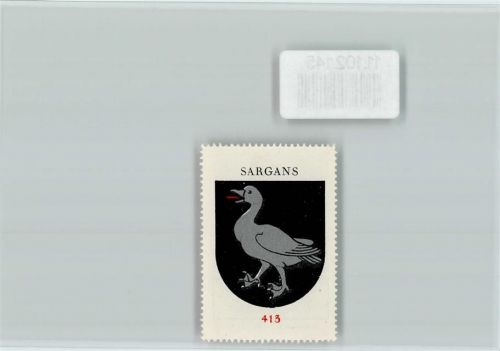 7320 Sargans - Vignette Wappen Kaffee Hag ca 1920-1940