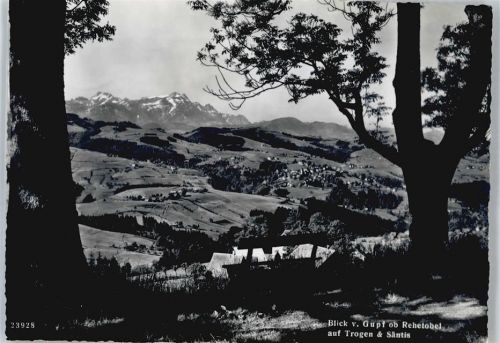 9038 Rehetobel - Trogen, Säntis