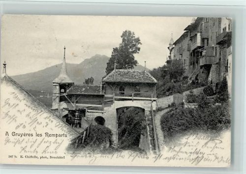 1663 Gruyères - Les Remparts
