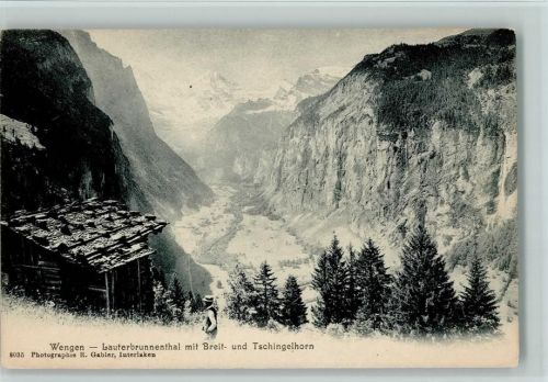 3823 Wengen - Lauterbrunnenthal mit Breit- und Tschingelhorn