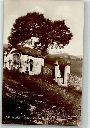 6673 Maggia Foto AK Kirche Kapelle Tessin Valle Maggia