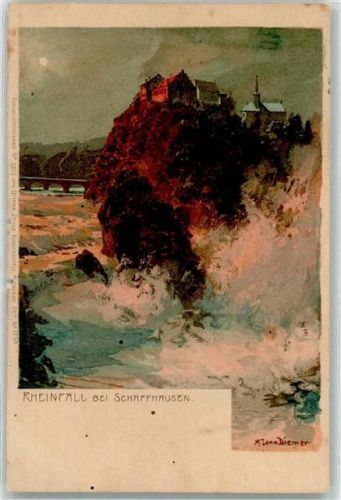 8212 Neuhausen am Rheinfall Gebrauchsspuren sig M Diemer